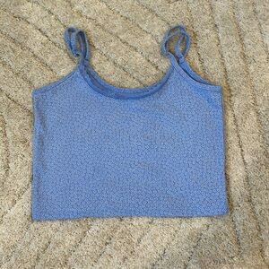 Purple/blue flower tank